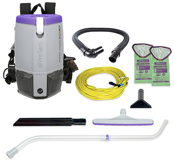 ProTeam® Super Coach Pro 6™ 6 qt. Backpack Vac, Xover™ Surface Tool